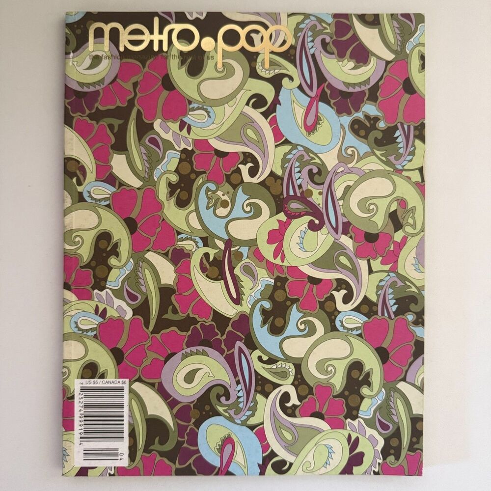 Vintage Metro.Pop Magazine Vol. 3 Issue 9 Y2K Fashion Design Streetwear USA Made
